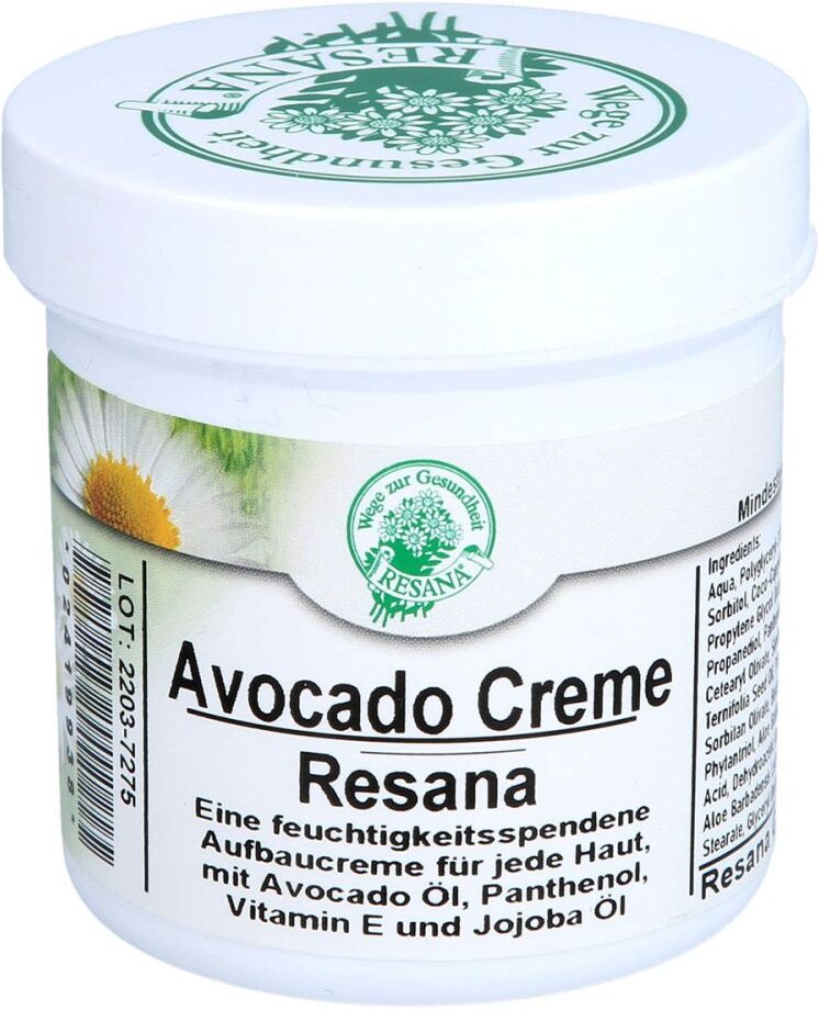 Naturkosmetik für fette Haut Avocado Creme