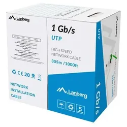 Lanberg LCU6-10CC-0305-G Netzwerkkabel Grün 305 m U/UTP (UTP)