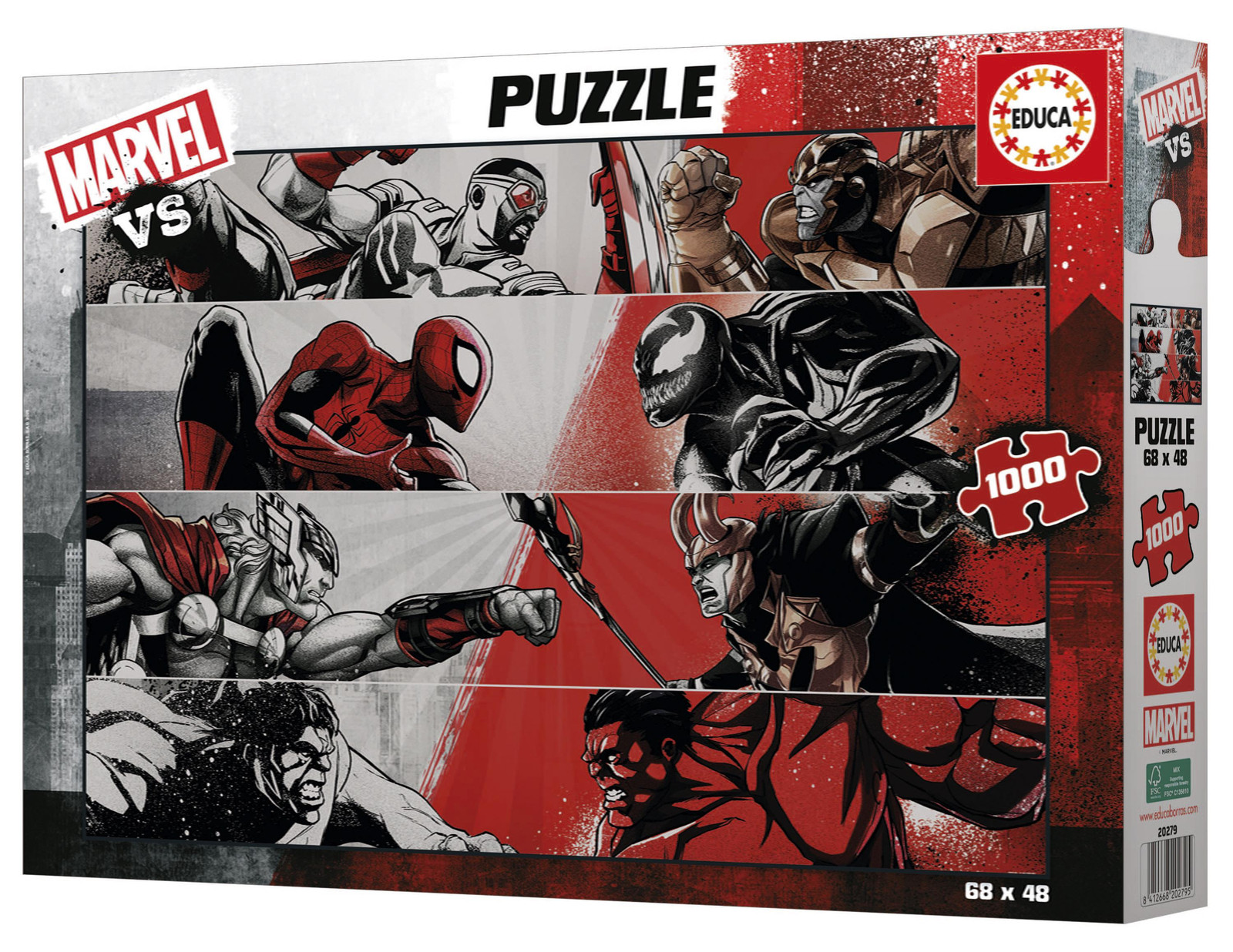 Educa Marvel VS Puzzel - 1000 stukjes