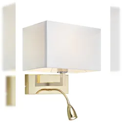 Markslöjd Savoy Nachttischlampe 2L Messing