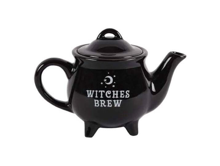 Something Different Theepot Witches Brew Ceramic Zwart