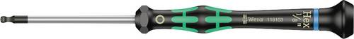 Wera 2052 Elektronik- u. Feinmechanik Innen-Sechskantschraubendreher Schlüsselweite (metrisch): 3.2mm Schlüsselweite (Zoll): 1/8