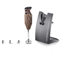 ESGE-Zauberstab Design Edition Nussbaum t 91022 - Stabmixer, Pürierstab - 17.000 U/Min. - Langlebiger, robuster AC-Motor, Made in Switzerland