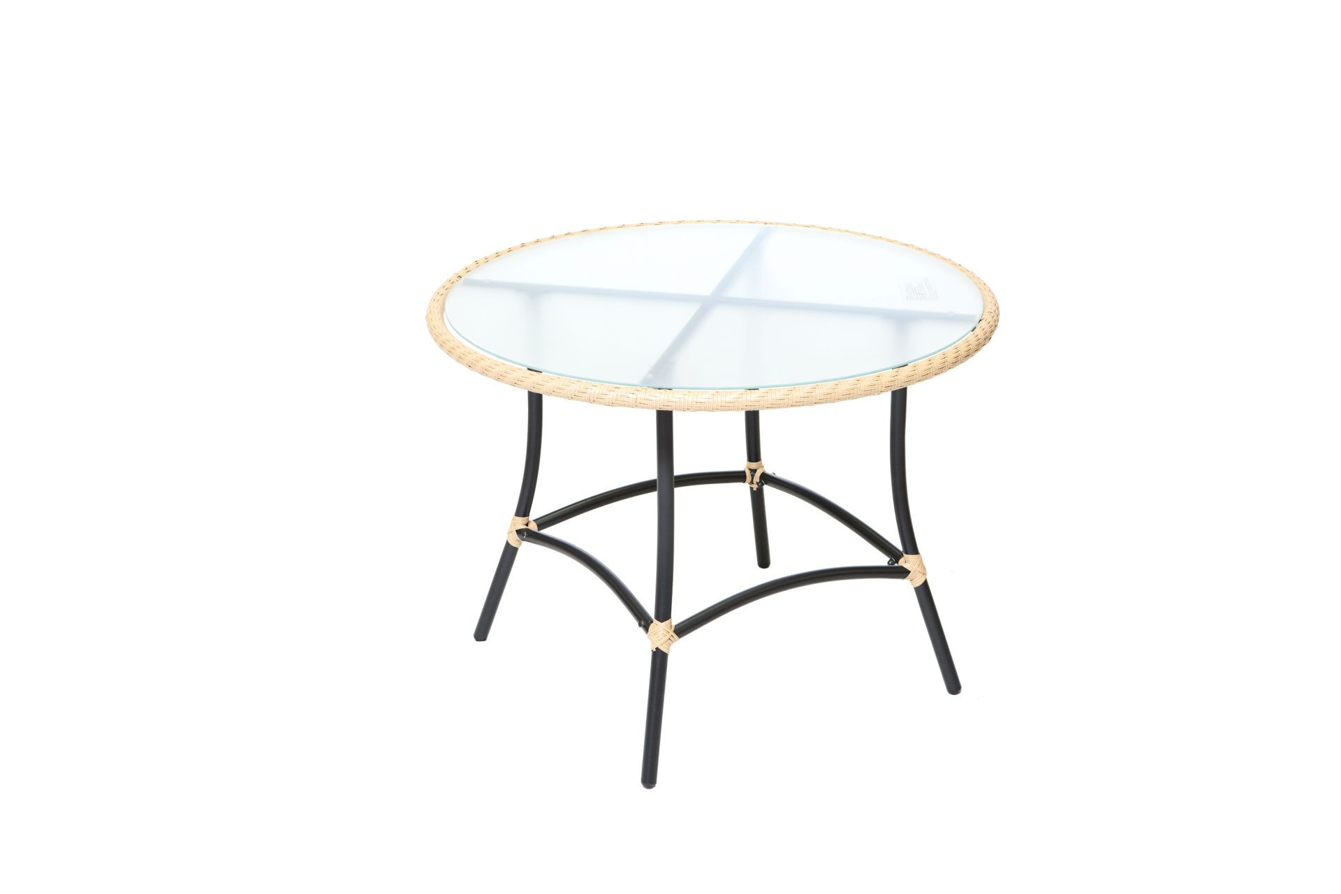MERXXHANDELS Ravenna Tisch 150x85cm natur Aluminium/Kunststoffgeflecht 16909059