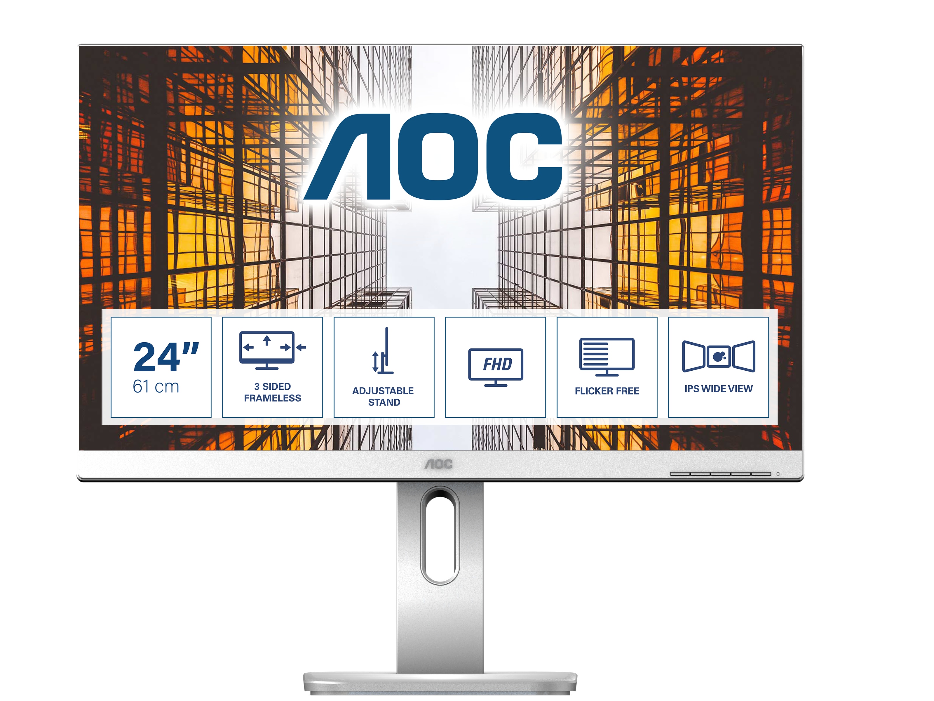 AOC X24P1/GR 24 Zoll WUXGA IPS Panel Monitor