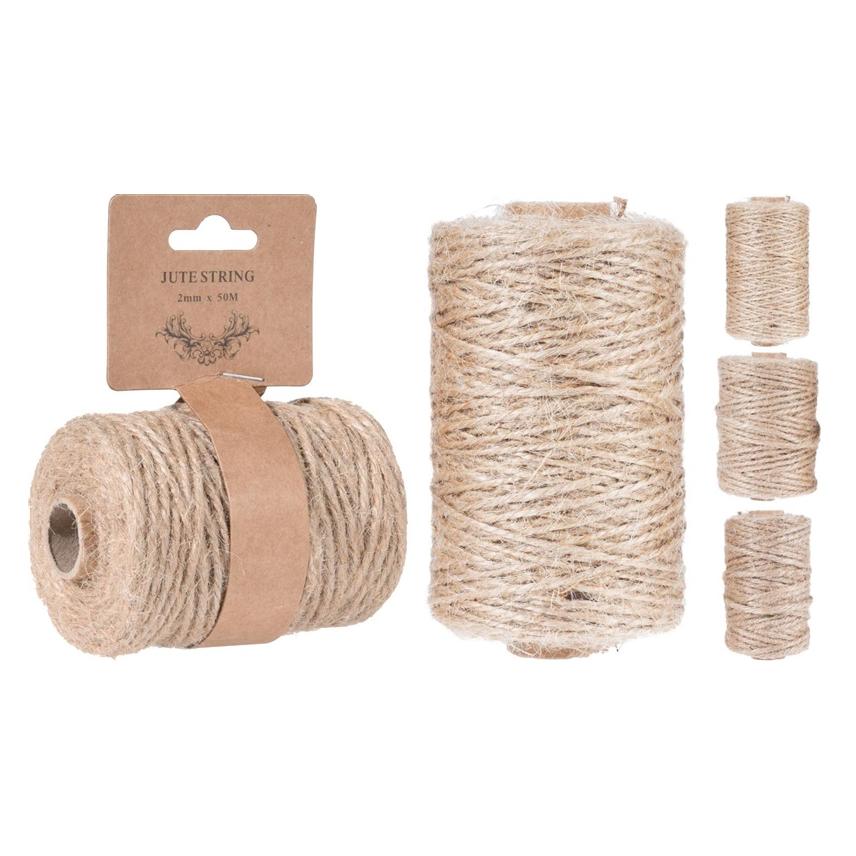 zz_archiviert_Nenurodyta Geschenkband JUTE, braun, 3 Sorten, 1 Stück. (1x) (64551345)