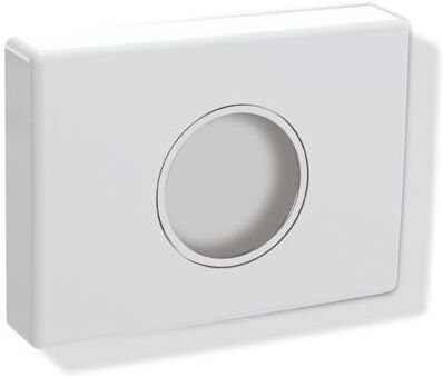 Hewi Hygienebeutel-Spender 800.06.7509190 Grundkörper signalweiß, Ring tiefschwarz, 143x103x27mm