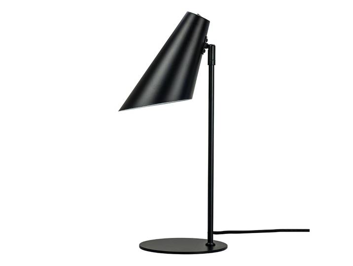 Dyberg Larsen Tischlampe Cale, schwarz, für Wohn- / Esszimmer, Metall, Skandinavisch