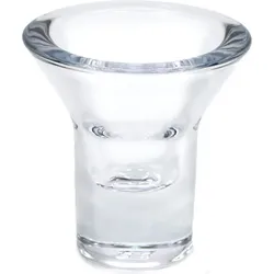 Lumi Kerzenhalter für klassische Kerzen 8 cm, transparent
