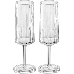 Koziol Superglas 100ml CLUB No. 14 crystal clear 2er-Set