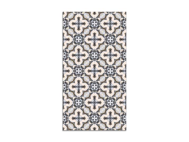 Tapis vinyle tuile style oriental gris 120x170cm