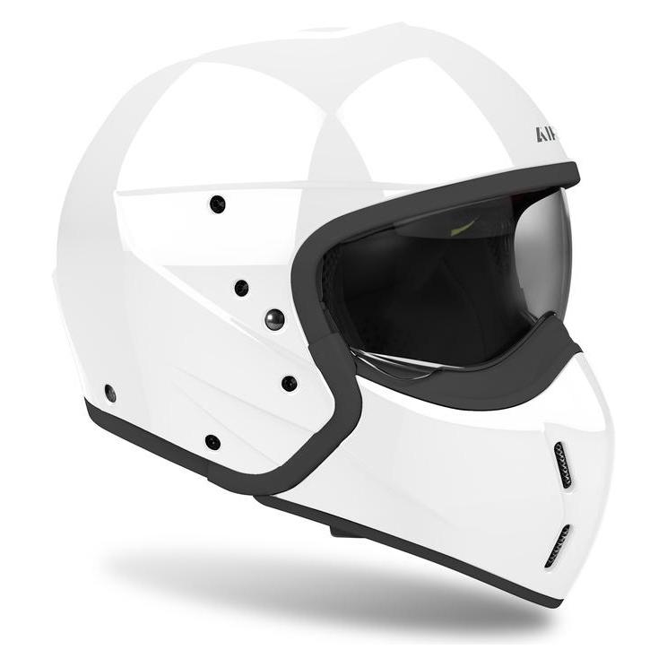 Airoh J110 Motorradhelm, Farbe Weiss Glanz (61410105)
