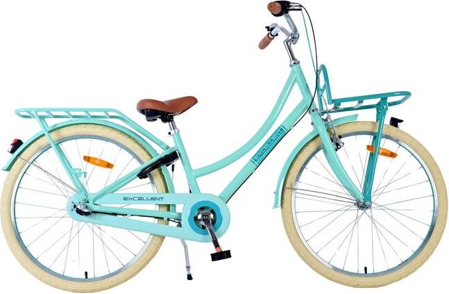Volare Excellent Kinderfahrrad - Mädchen - 24 Zoll - Grün - 3 Gänge