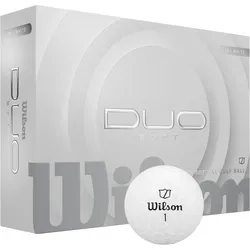 Wilson Golfbälle DUO Soft - 12er Pack, weiss