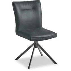 MAISON Stuhl Ana Mikrofaser Anthracite