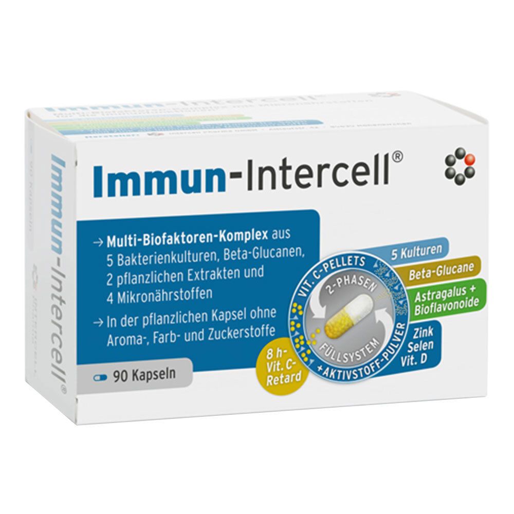Immun-Intercell Hartkaps.m.veränd.Wirkst.-Frs. 90 St Hartkapseln mit veränderter Wirkstofffreisetzung
