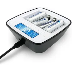 Everactive professional AA / AAA battery charger NC-1000M (1 Stk., Akku), Akku Ladegerät