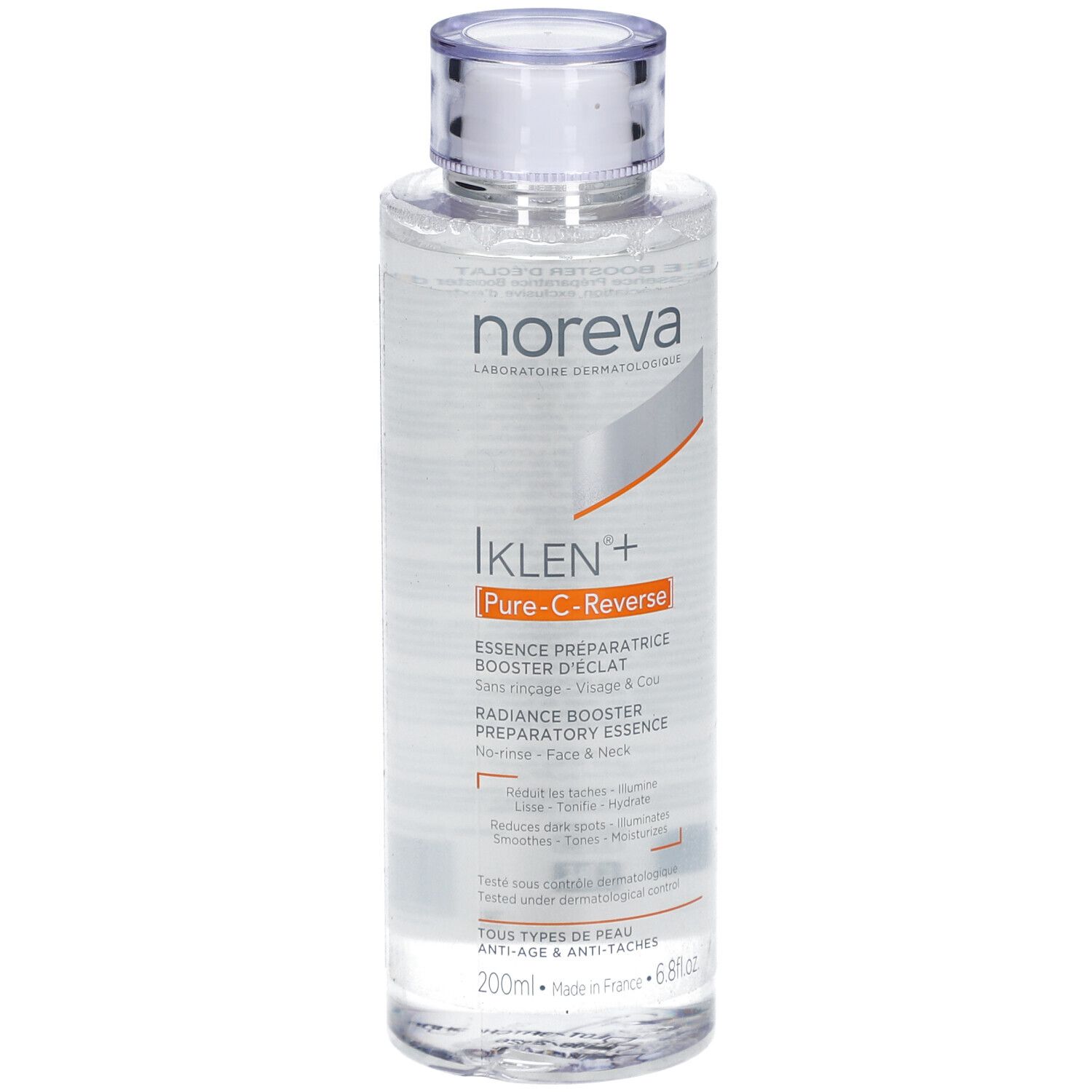 Noreva Iklen+ Pur C Reverse Essenz mit Glykolsäure 200 ml Lösung