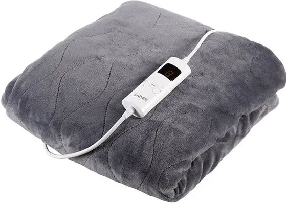 Carmen Fleece Electric Over Blanket 160x130cm Grey