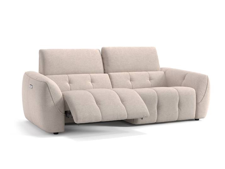Stoffsofa 3-Sitzer CEPRANO Stoffcouch Relaxsofa