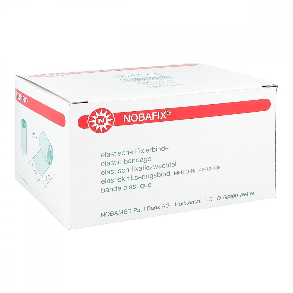NOBAMED Paul Danz AG Nobafix Fixierbinden 4mx8cm elastisch 07094783