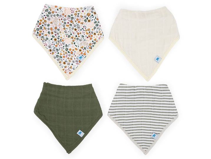 Bandana Dreieckstuch Pressed Petals 4er-Set