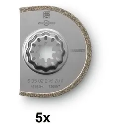 Fein Multimaster Multitalent 5er Pack Diamant Sägeblatt Ø 75mm 1.2mm SL