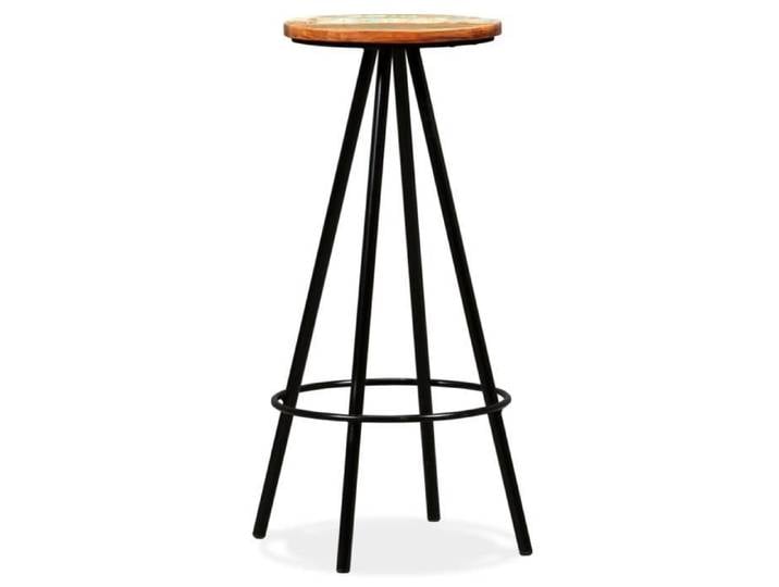 Lot de 2 Chaises de Bar - Tabourets Hauts - Bois massif de récupération - HOME-MARKET