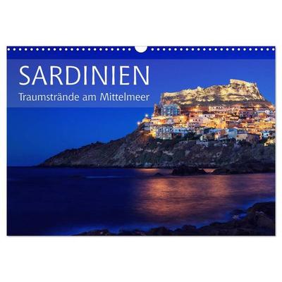 Sardinien - Traumstrände am Mittelmeer (Wandkalender 2026 DIN A3 quer), CALVENDO Monatskalender