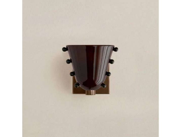 Lampe murale en verre gobelet rétro chic artisanal nordique, éclairage mural coloré pour couloir, lampe murale LED pour chambre à coucher, applique murale de chevet