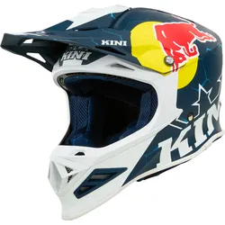 Kini MXC1 Red Bull 1.0, Motocrosshelm - Dunkelblau/Weiß/Blau - M
