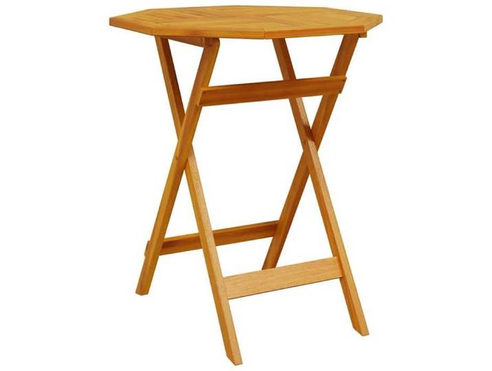 Black Friday Table pliable de jardin VIDAXL extérieur/intérieur - Table de salon Ø70x75 cm - Bois d'acacia massif FR25_26938273