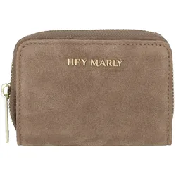HEY MARLY Kleinbörse Damen Sleek Petite Suede mocha - 8