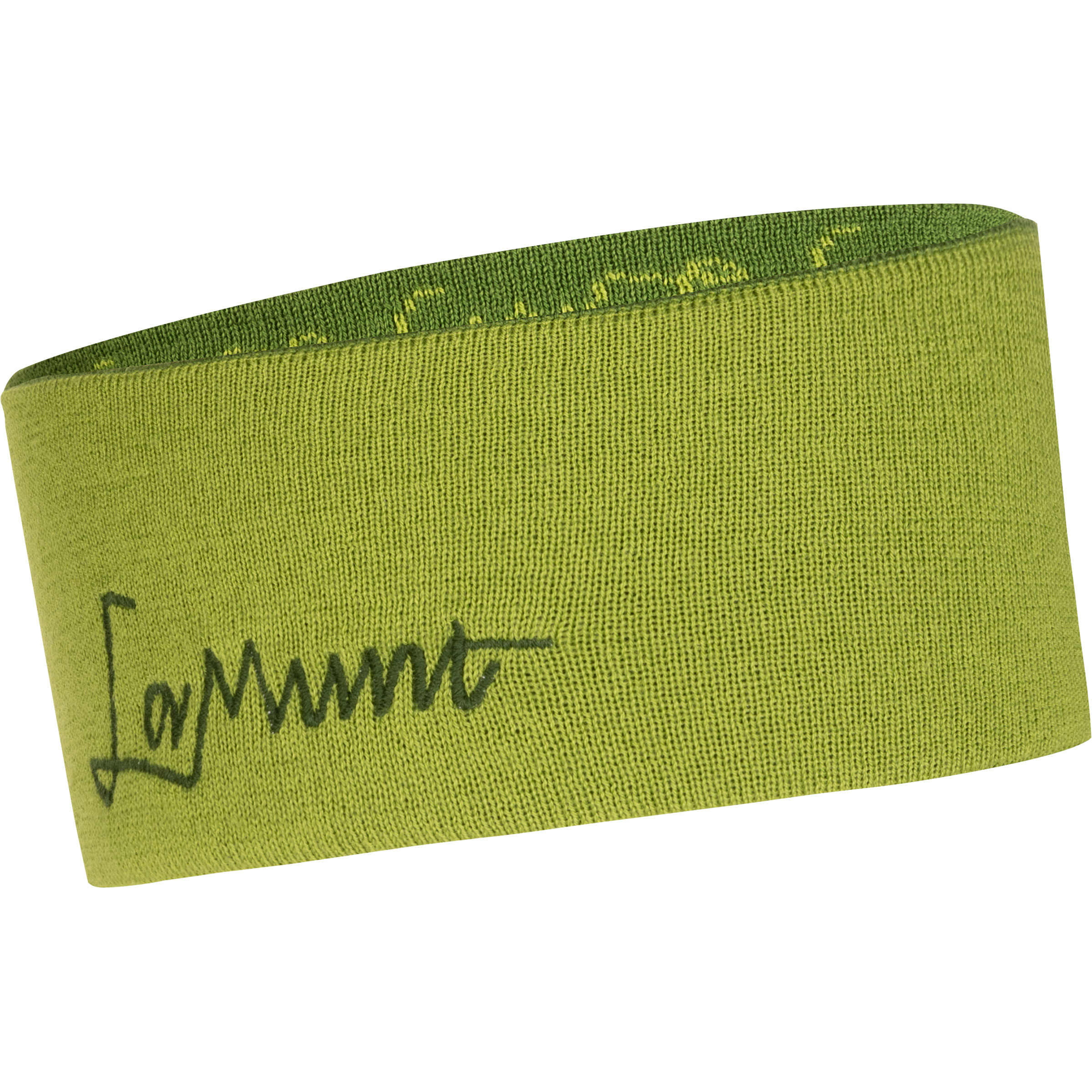 LaMunt Martha Iconic Damen Stirnbänder gruen Trekking Elastisch Merinowolle