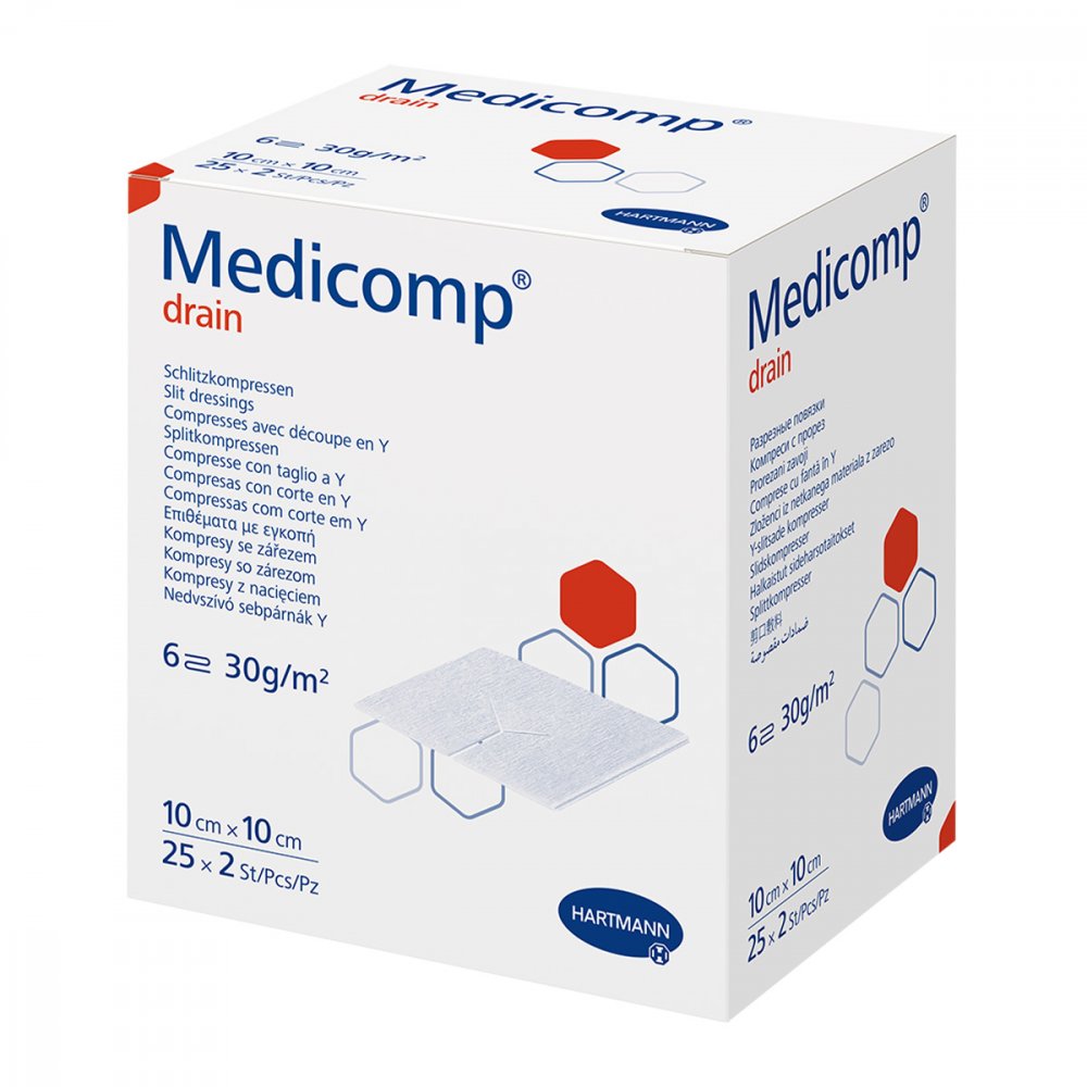 PAUL HARTMANN AG Medicomp Drain St 10x10 6f 16585505