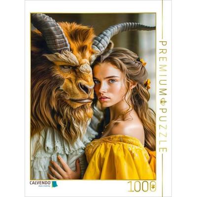 CALVENDO Puzzle Die Schöne und das Biest | 1000 Teile Lege-Größe 64x48cm Foto-Puzzle für glückliche Stunden