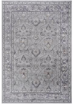 Klair Living MARFI Collection Ivory / Grey / Oriental Non-Shedding Area Rug