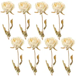 CREATIV green künstliche Pflanze Rose, 53cm, creme, 8er Set
