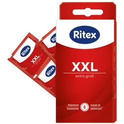 XXL extra groß ohne Latexgeruch 8 Kondome (8 Kondome) 8 St