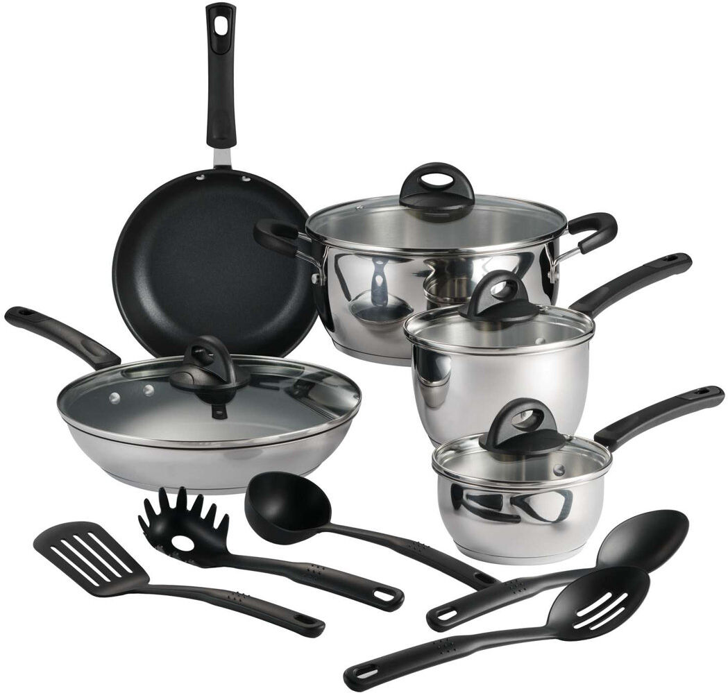 Tramontina 10 Pcs. Stainless Steel Cookware Set Silver 10