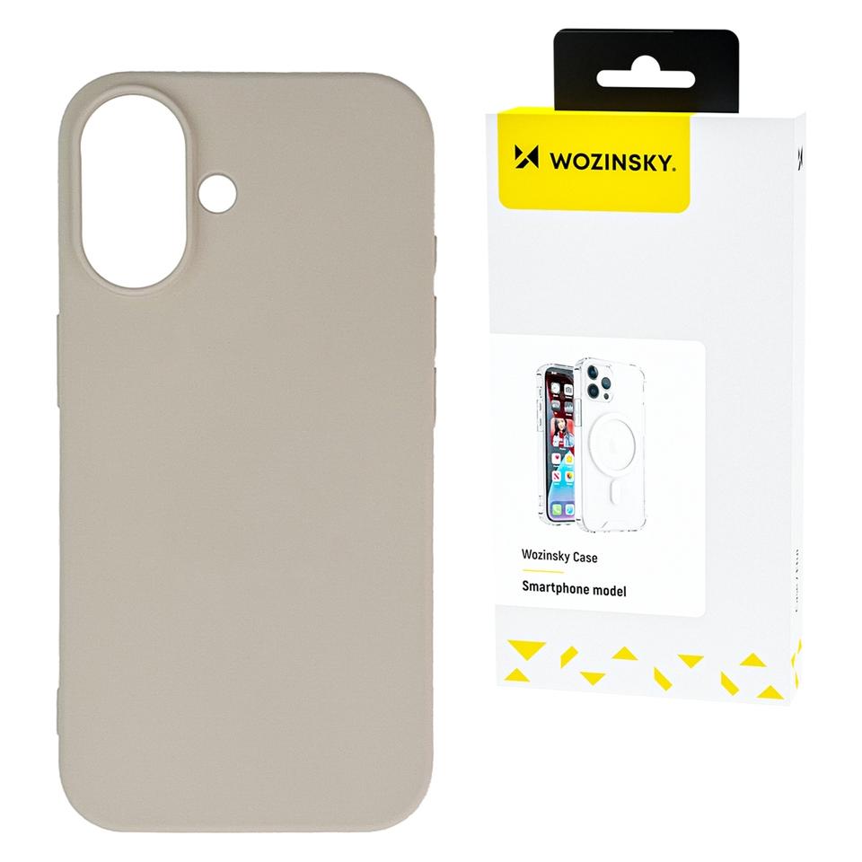 Wozinsky Silicone Case for Samsung Galaxy S25+ - Beige (Samsung Galaxy S25+) (Wozinsky Silicone Case Samsung Galaxy S25+ Beige)