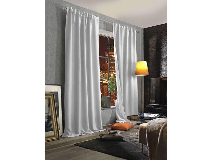 Rideau phonique 135 x 225cm Blanc/Blanc