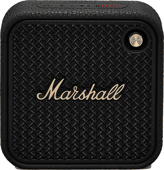 Altavoz inalámbrico - Marshall WILLEN II, 38 W, Bluetooth, Autonomía 17 h, Micrófono, Black and Brass
