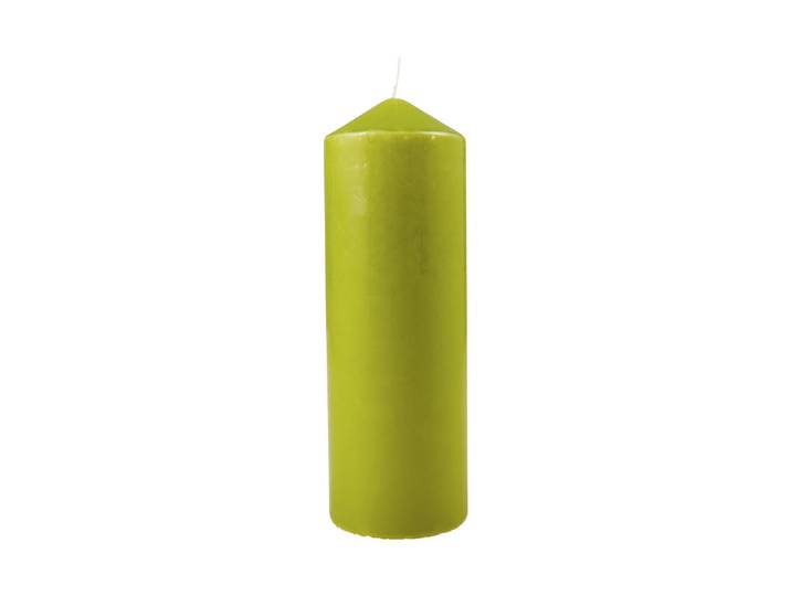 Zylinderkerze Gruen