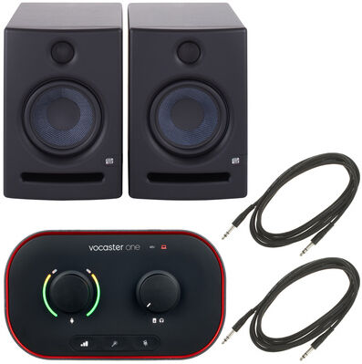 Presonus Eris E5 Vocaster One Bundle Schwarz