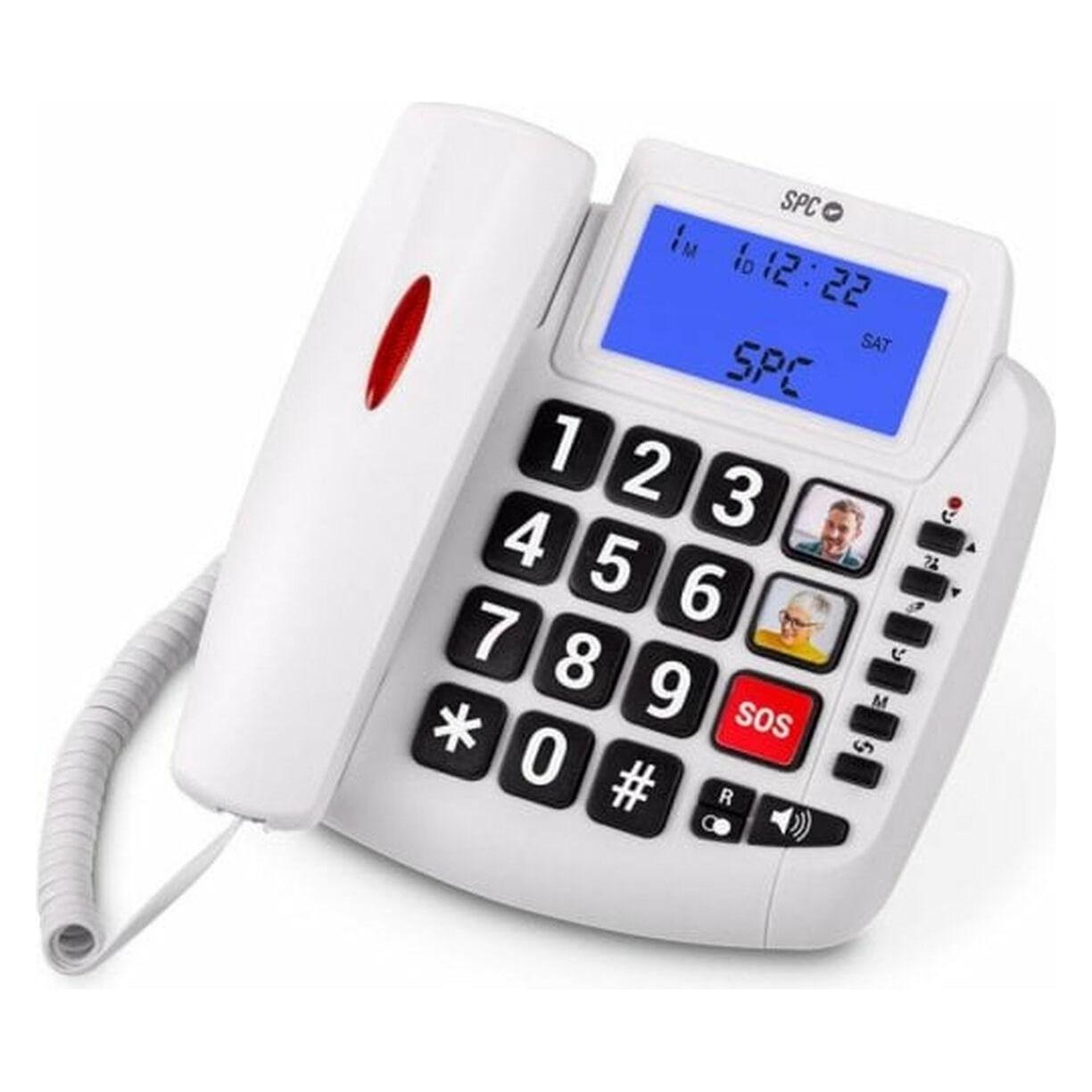 SPC Landline Telephone Comfort Volume 2 White (3296B)