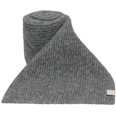 Strickschal CHILLOUTS "Guro Scarf", Damen, grau, Feinripp;Strick, Materialmix, unifarben, Modetücher