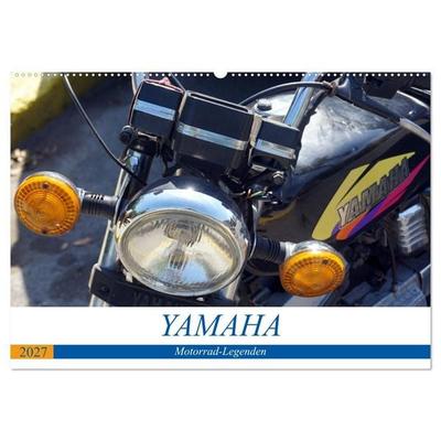 YAMAHA - Motorrad-Legenden (Wandkalender 2027 DIN A2 quer), CALVENDO Monatskalender