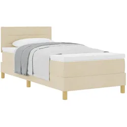 vidaXL, Boxspringbett, Qutenetta (Linien-Design) (100 x 200 cm)