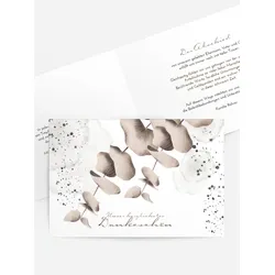 Trauerkarten Dankeskarten selbst gestalten mit Spruch und Fotos im Onlinedesigner bei Meine-Kartenmanufaktur.de